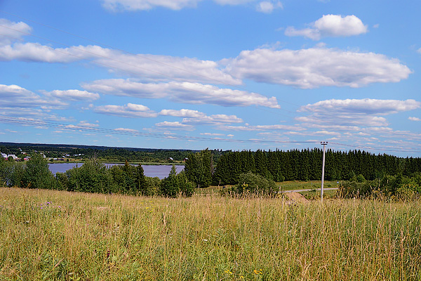 Озеро у коттеджного поселка Васильки